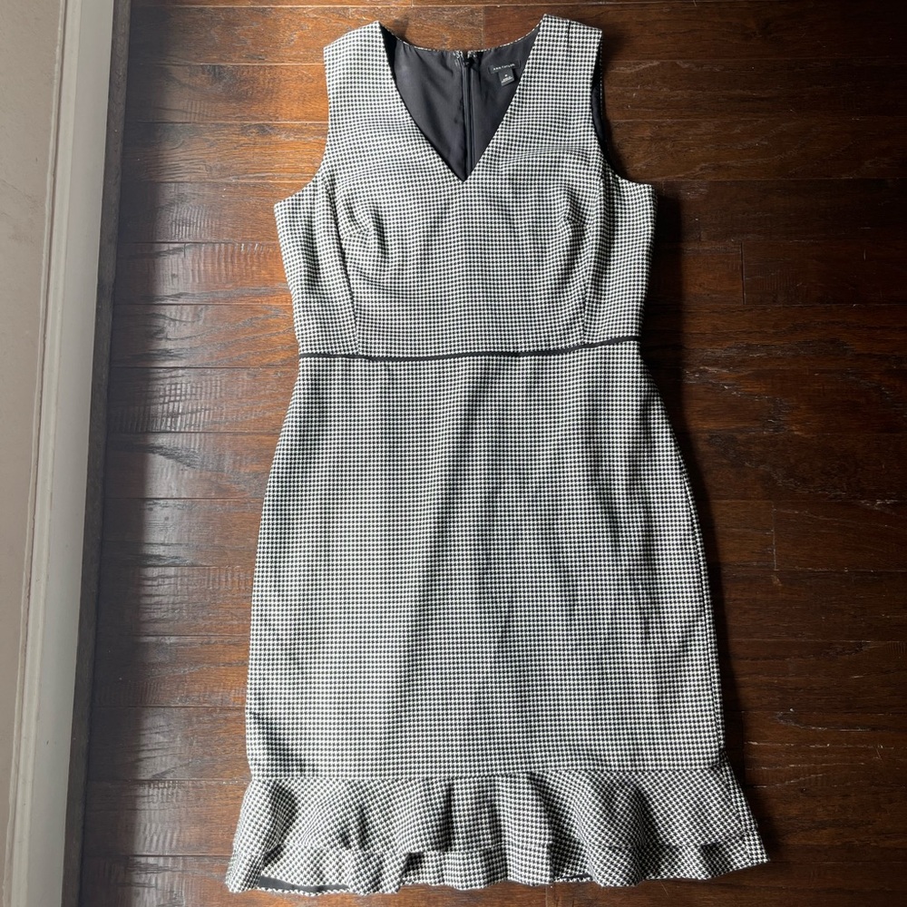Ann Taylor Houndstooth Dress